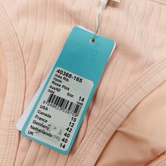 Seafolly Australia Womens Size 10 US Inka Rib Hipster Bikini Bottoms $72 1187 - Picture 6 of 7